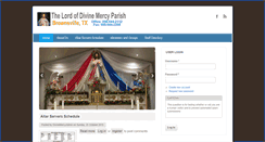 Desktop Screenshot of lordofdivinemercy.com